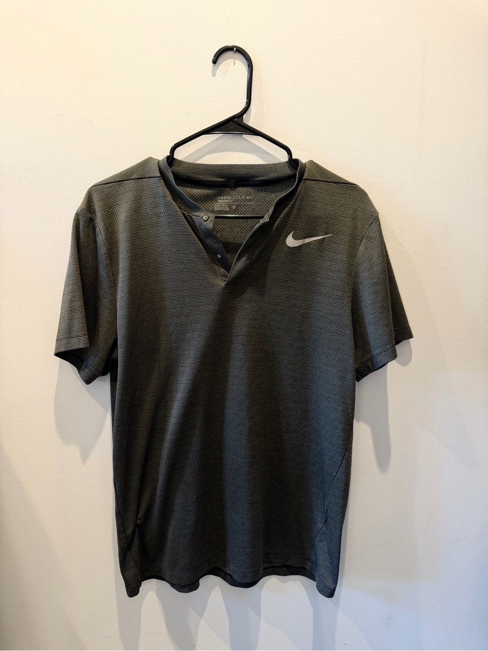 Nike Men’s Dark Green Short-Sleeve Golf Polo